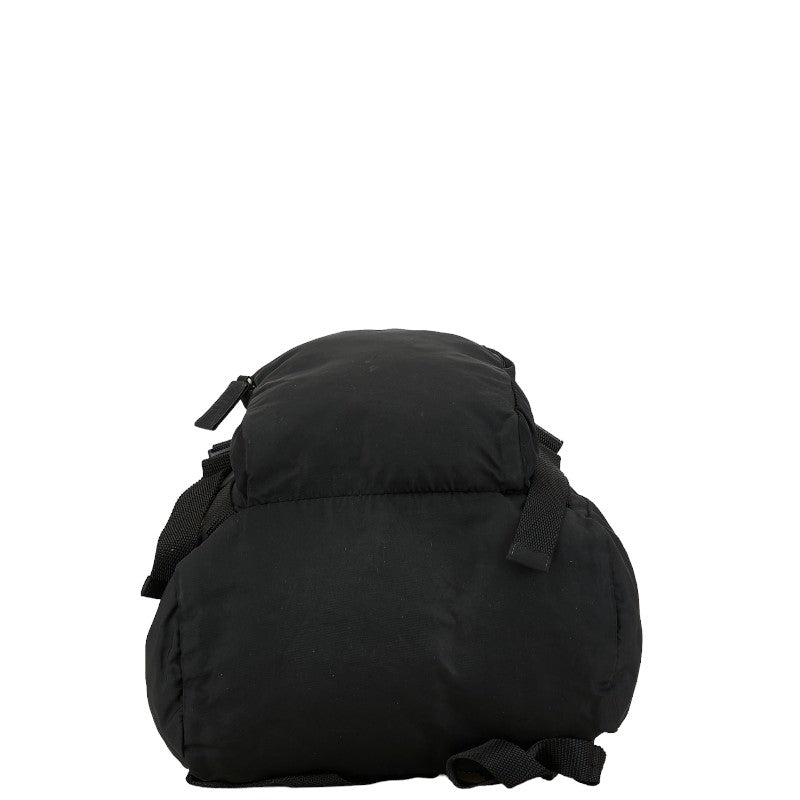 Prada Nylon Triangle Logo Backpack Black