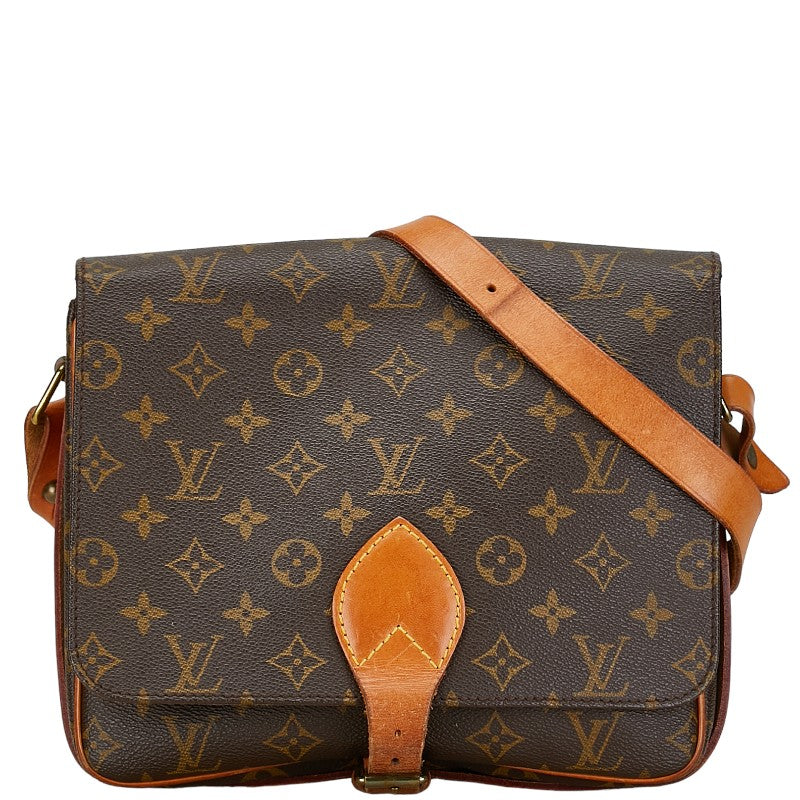 Louis Vuitton Cartouchiere GM Canvas Crossbody Bag M51252 in Good condition