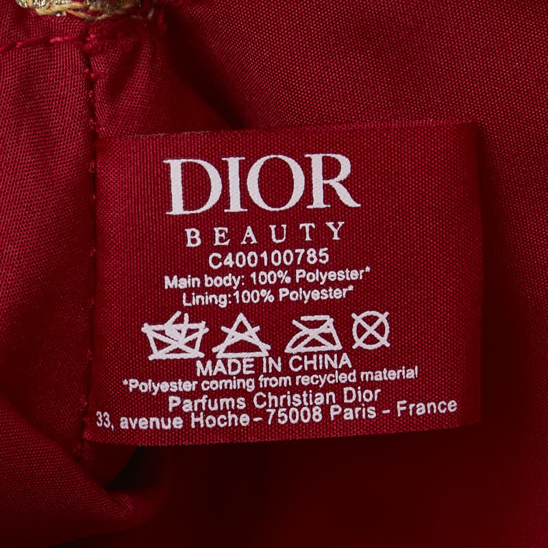 Dior Velour Logo Pouch Set of 3 Cosmetic Bags in Excellent Condition