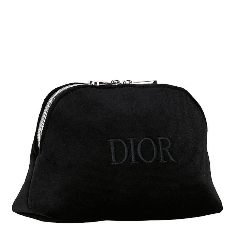 Dior Velour Logo Pouch Set of 3 Cosmetic Bags in Excellent Condition