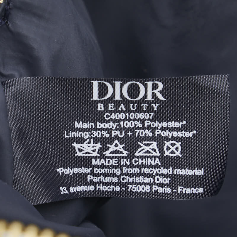 Dior Velour Logo Pouch Set of 3 Cosmetic Bags in Excellent Condition