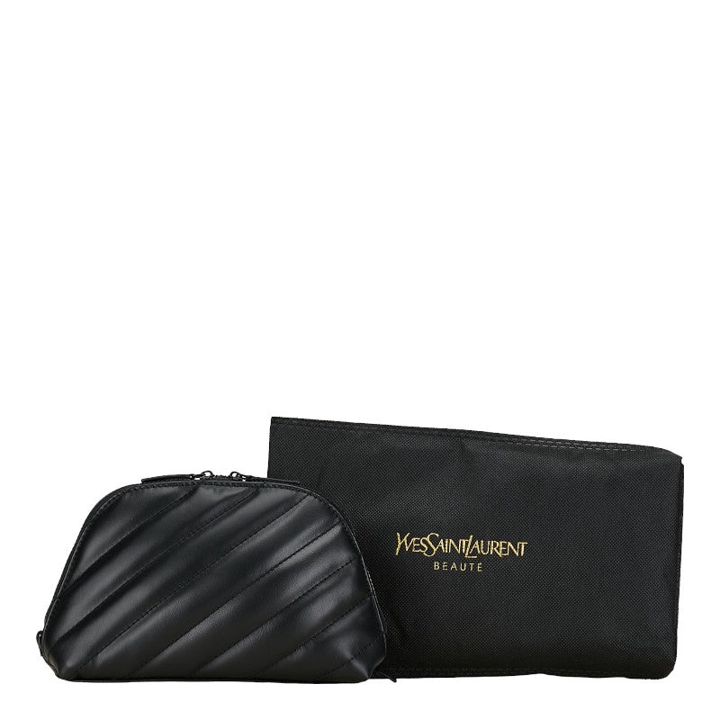 Yves Saint Laurent Quilted Pouch Black