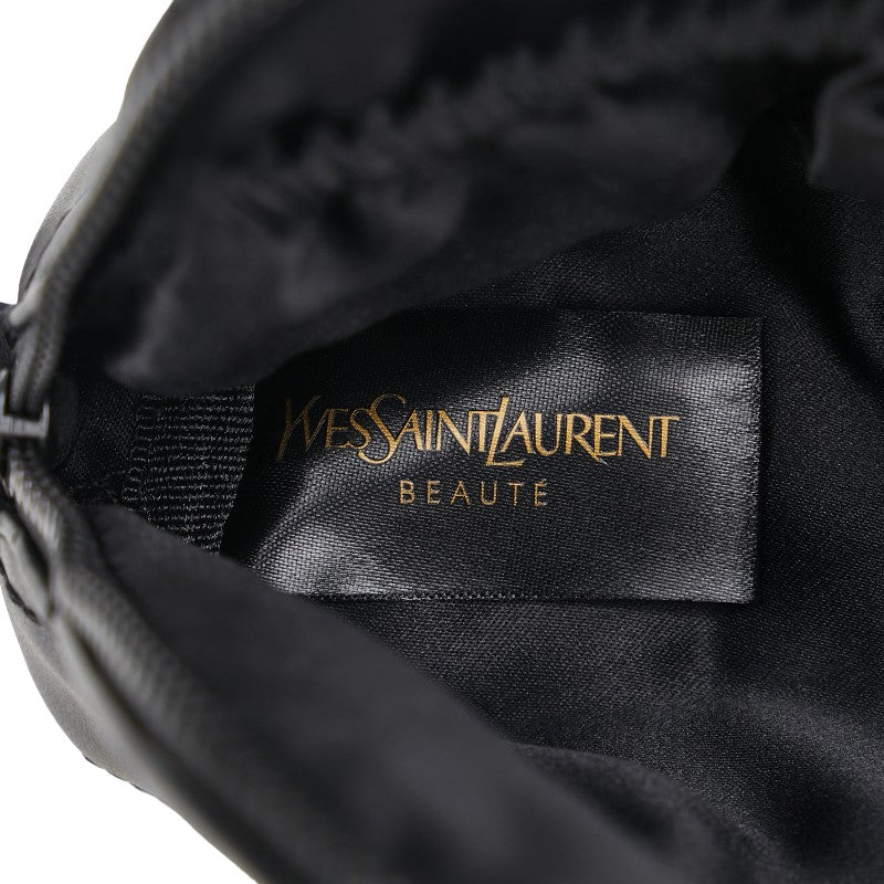 Yves Saint Laurent Logo Pouch Set Polyester in Excellent Condition