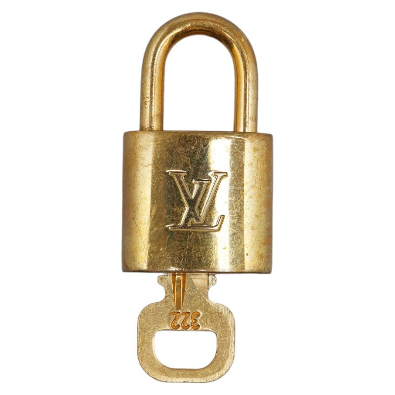 Louis Vuitton Gold Plated Padlock in Very Good Condition