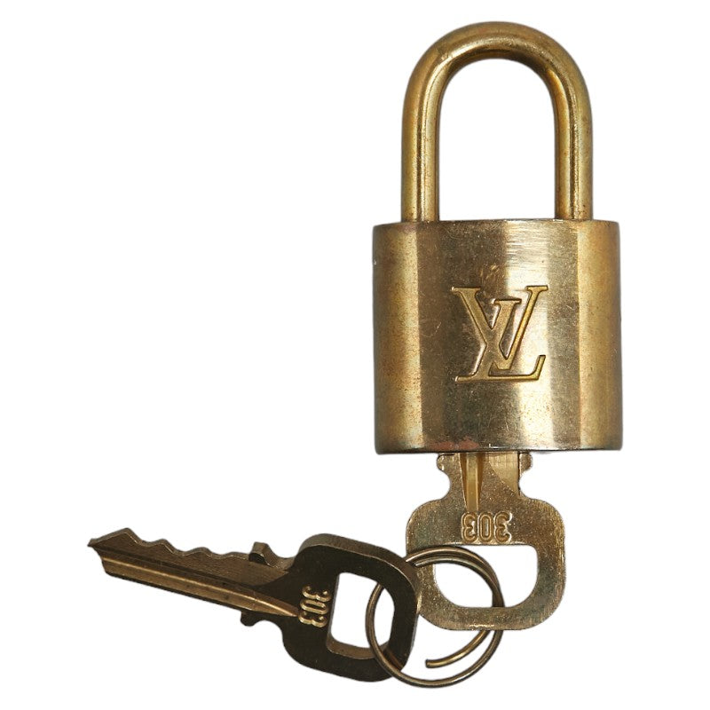 Louis Vuitton Gold Plated Padlock in Very Good Condition