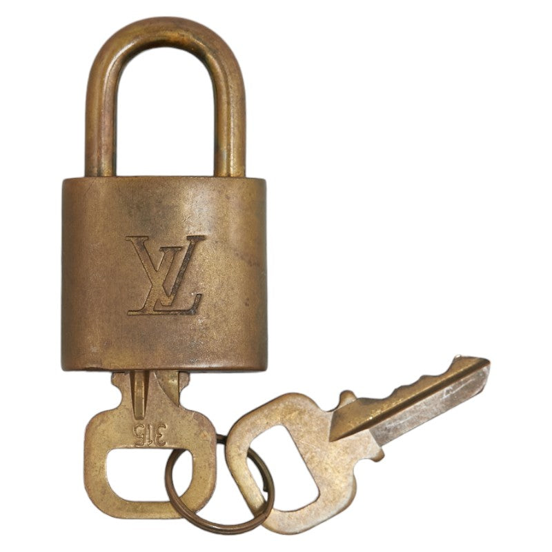 Louis Vuitton Gold Plated Padlock in Very Good Condition