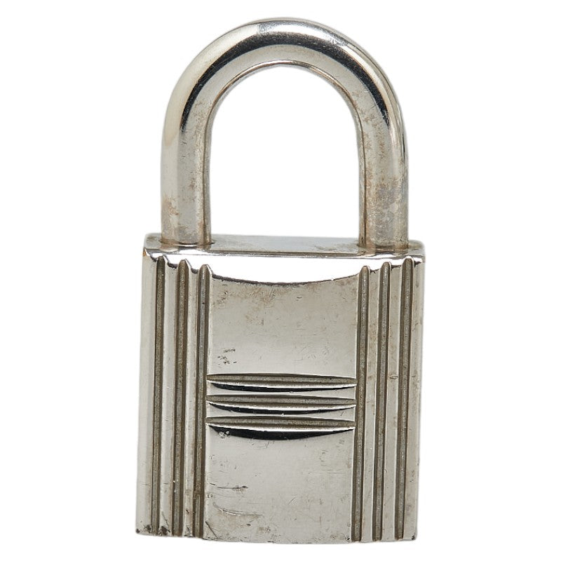 Hermes Metal Cadena Padlock Silver in Very Good Condition