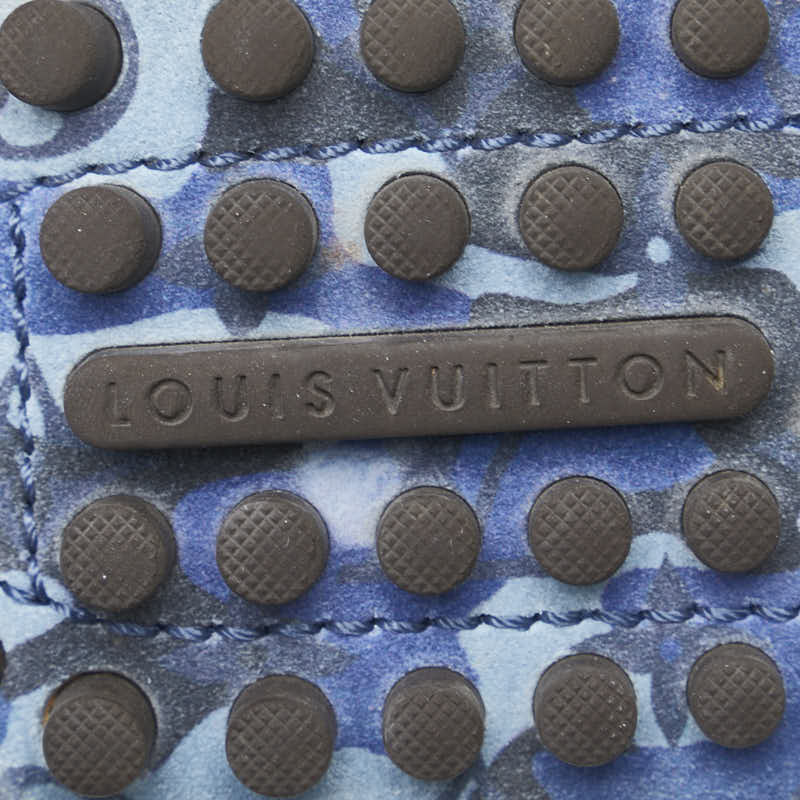 Louis Vuitton Suede Monogram Camouflage Loafers