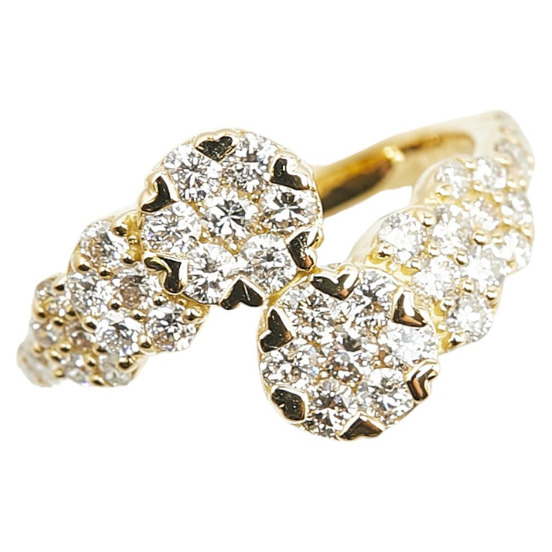 K18YG Yellow Gold Diamond 1.00ct Ring in Great Condition