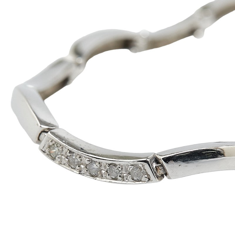 LuxUness 14k Gold Diamond Bracelet Metal Bracelet in Excellent condition