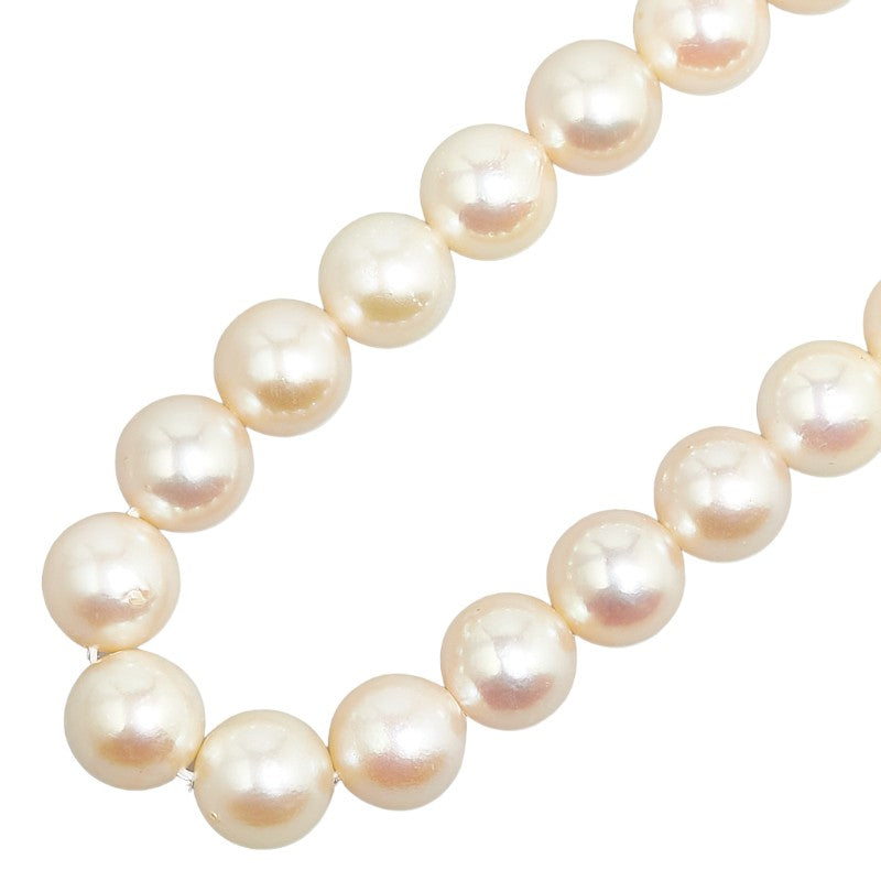 LuxUness Classic Pearl Necklace Natural Material Necklace in Excellent condition