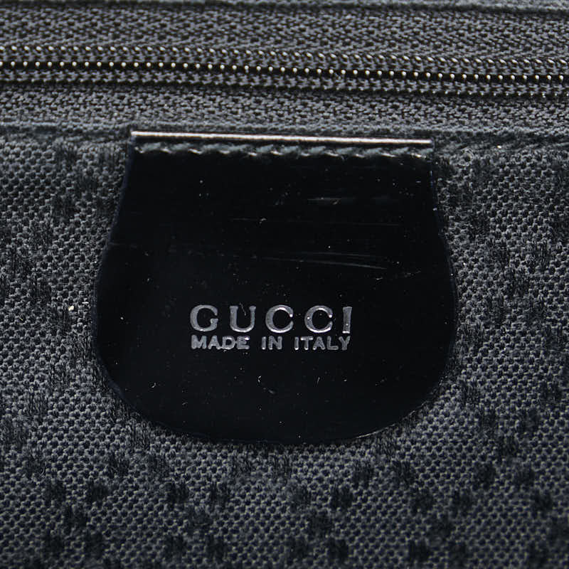 Gucci Bamboo Nylon Leather Backpack 00320580030