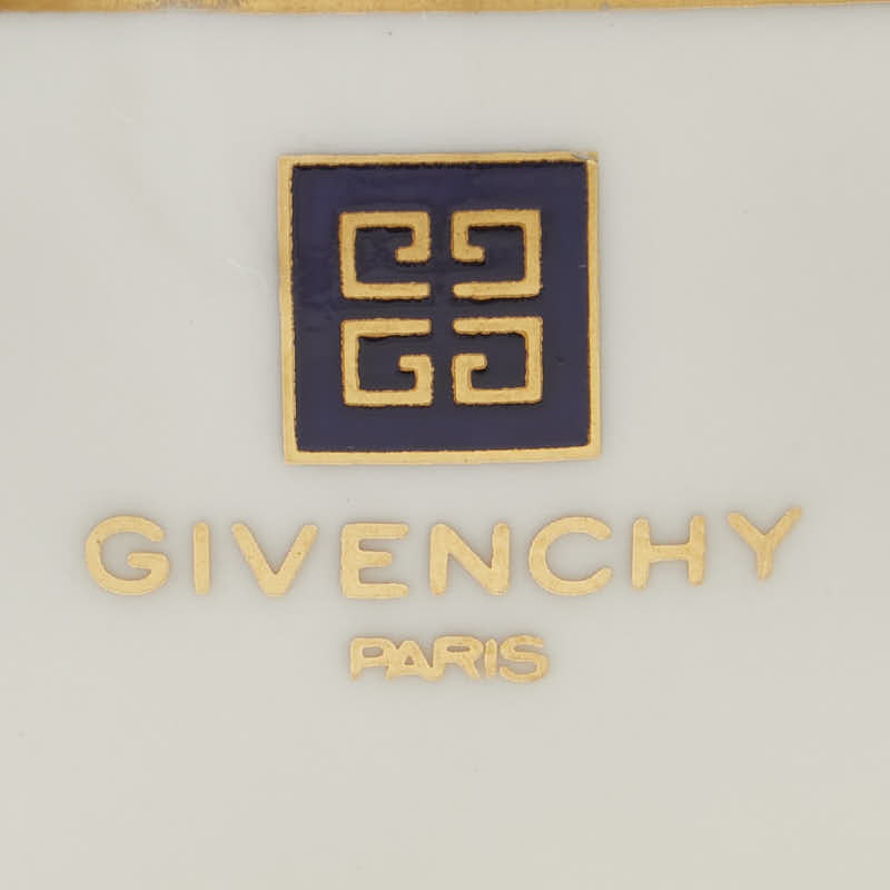 Givenchy Logo Tea Cup Set 5 Pieces Ceramic 8.5cm x 6.5cm Antique