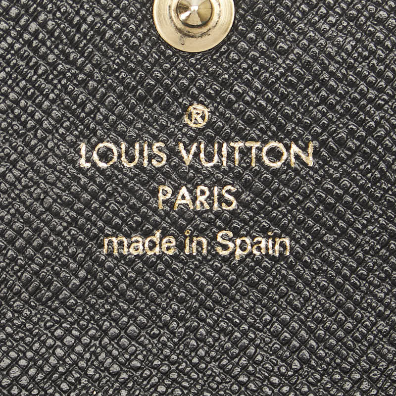 Louis Vuitton Epi Multicles 4 Key Case M63822 Black Leather in Very Good Condition