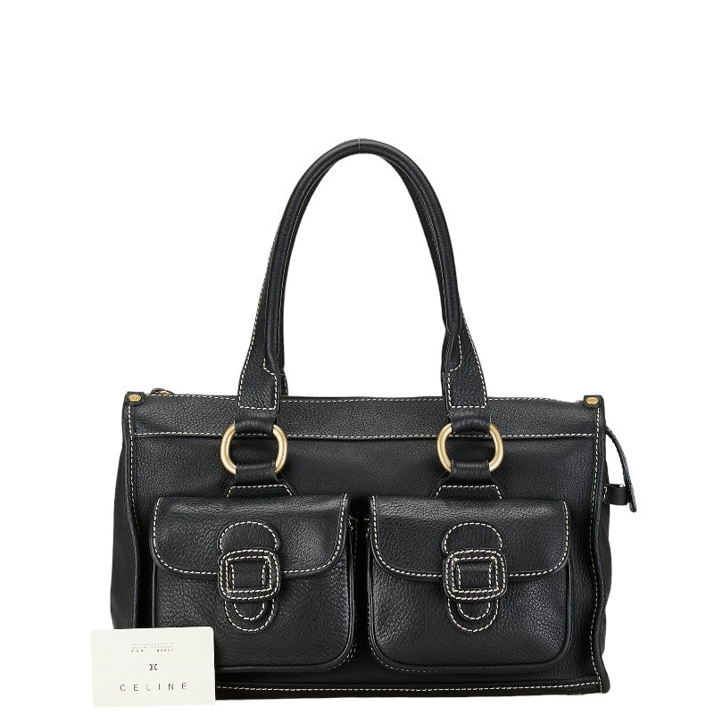 Celine Leather Handbag Tote Bag