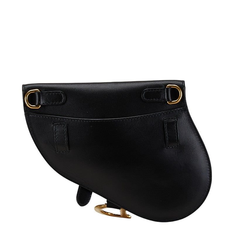 Dior Leather Saddle Bag Clutch