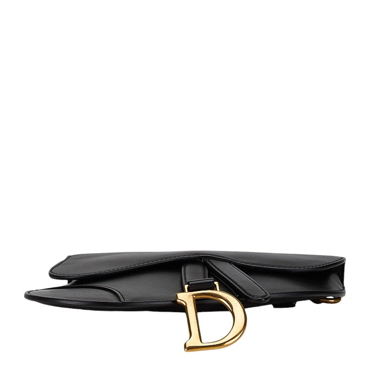 Dior Leather Saddle Bag Clutch