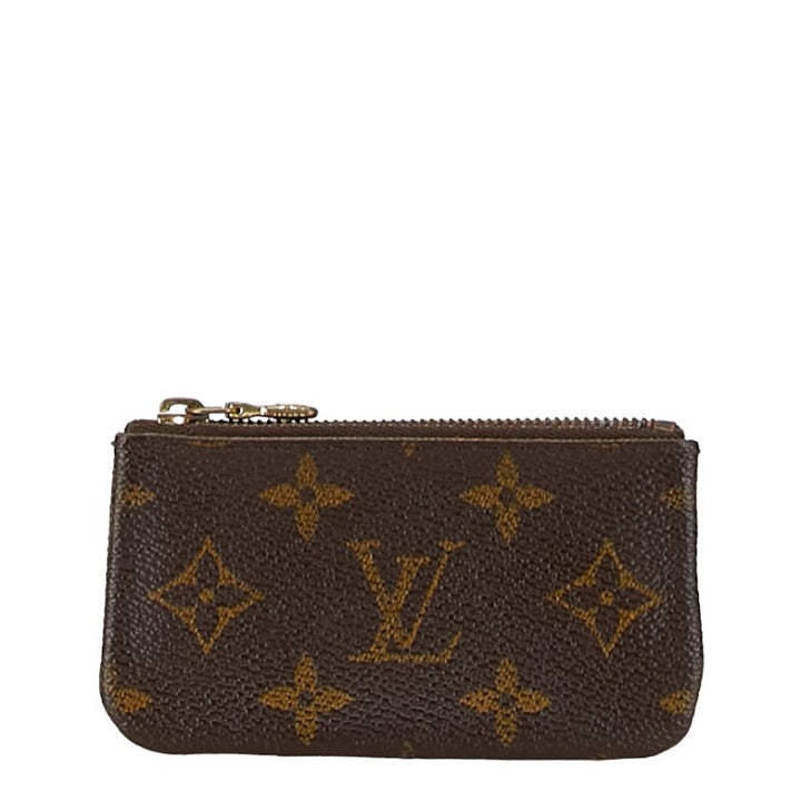 Louis Vuitton Monogram Pochette Cles Coin Key Case M62650 in Fair Condition