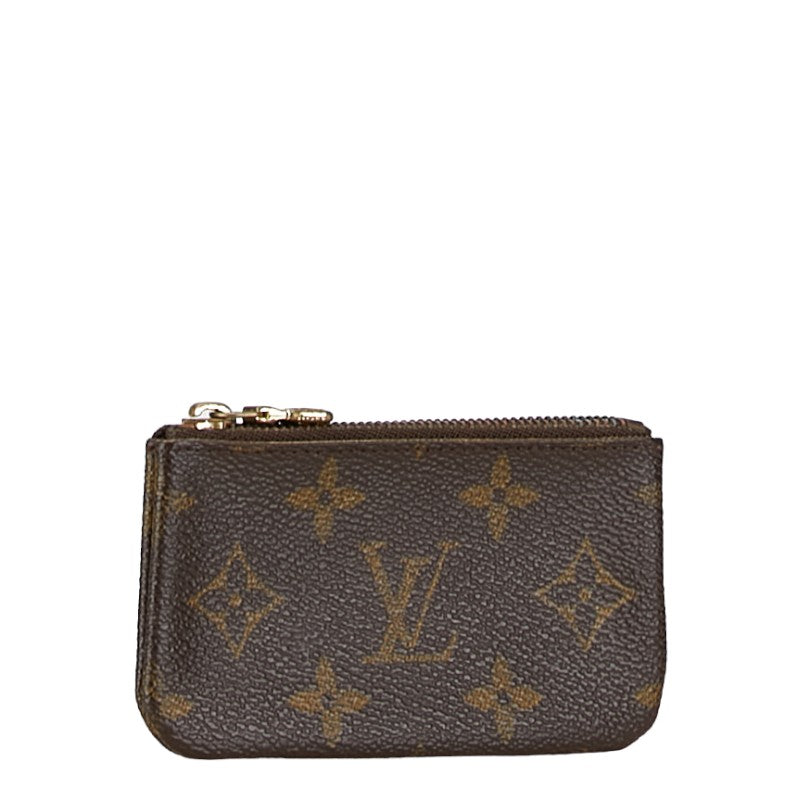 Louis Vuitton Monogram Pochette Cles Coin Key Case M62650 in Fair Condition