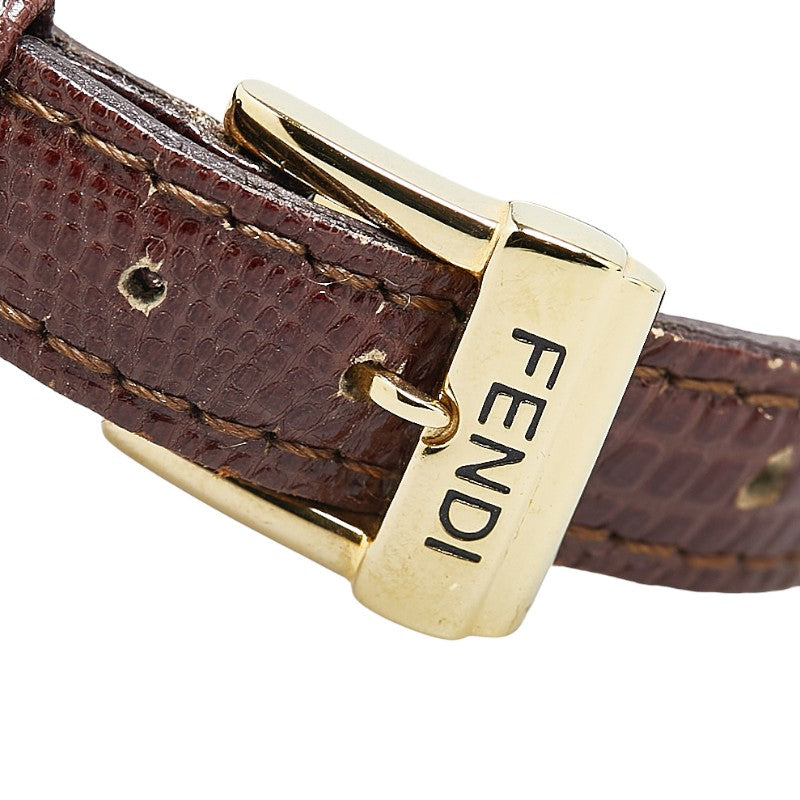 Fendi Chameleon Quartz Watch with 5 Changeable Belts in Good Condition