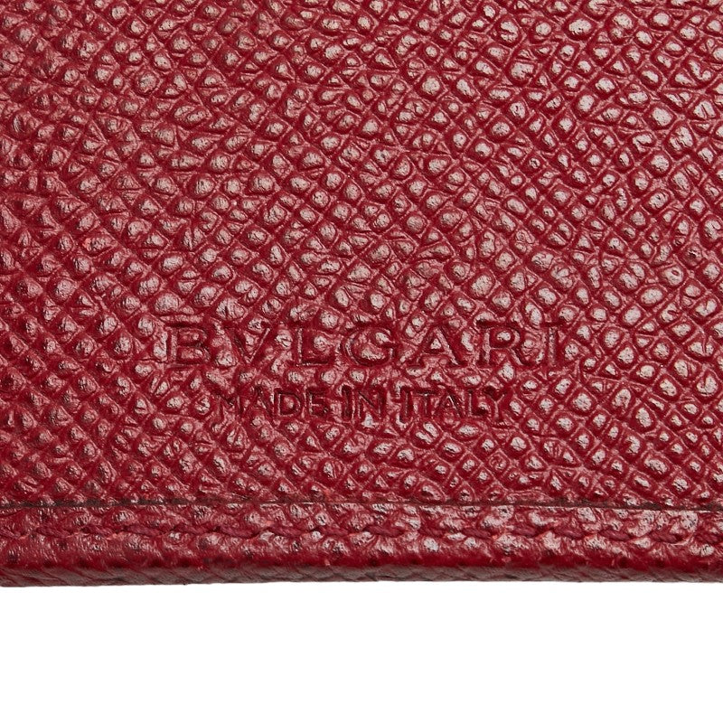 Bvlgari B-Zero Red Leather Key Case 6 Hooks