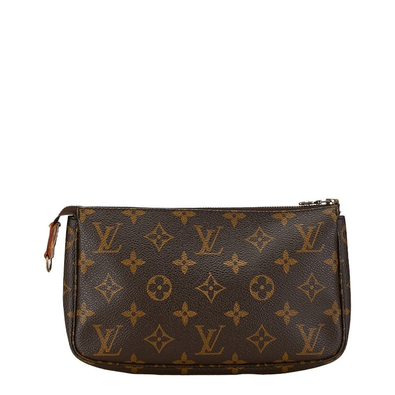 Louis Vuitton Monogram Pochette Accessoires Shoulder Bag M51980 Brown PVC Leather