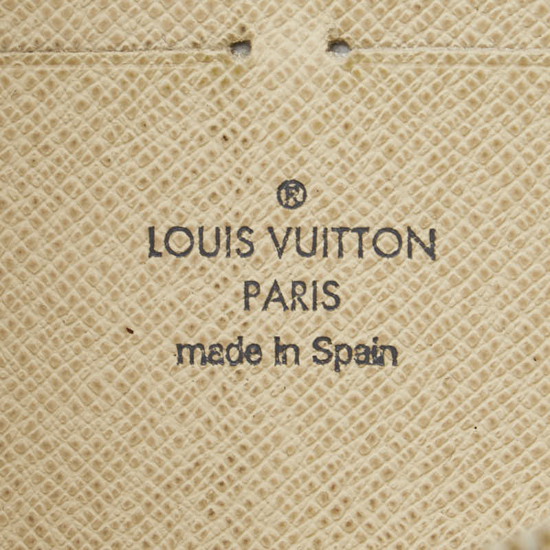 Louis Vuitton Damier Azur Zippy Wallet N60019 in Very Good Condition