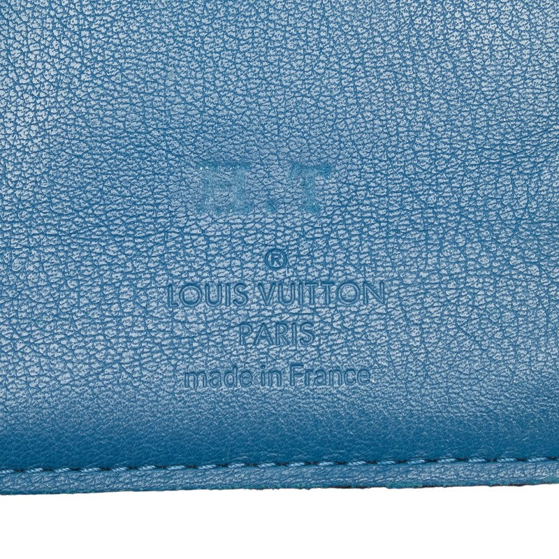 Louis Vuitton Taurillon Leather Long Wallet M58193 in Very Good Condition