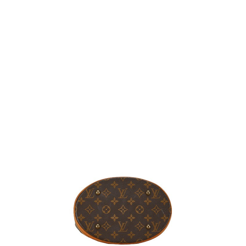 Louis Vuitton Monogram Petit Bucket PM Tote Bag