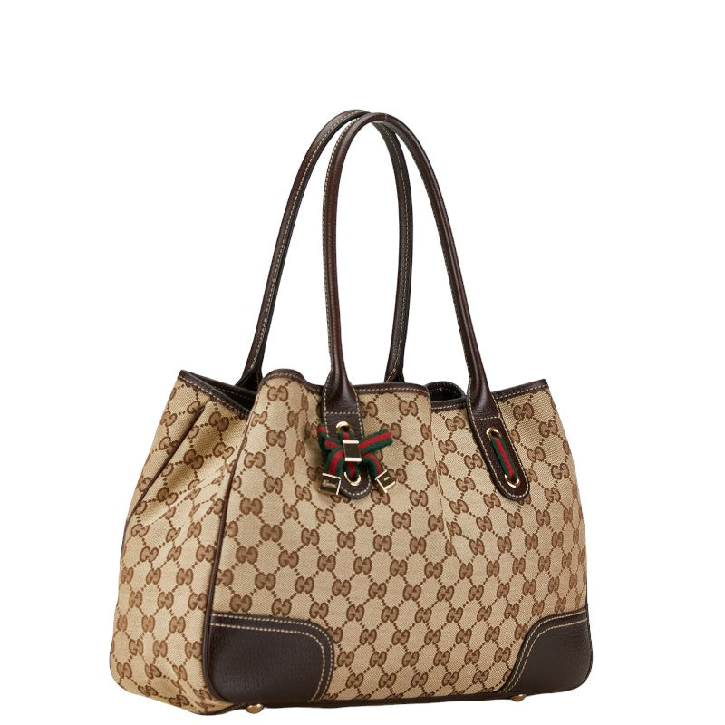 Gucci GG Canvas Princy Tote Bag Canvas Tote Bag 163305 in Good condition