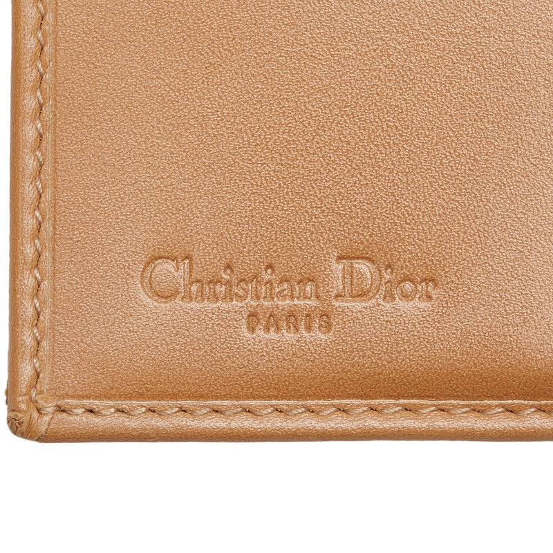 Dior Trotter Compact Wallet Canvas Leather