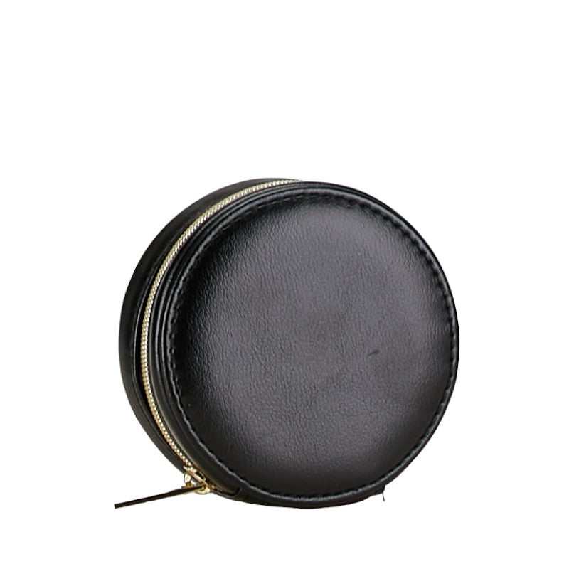 Yves Saint Laurent Polyester Circle Round Pouch in Very Good Condition