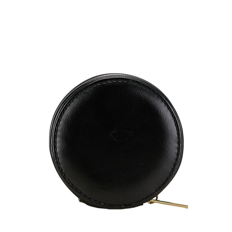 Yves Saint Laurent Polyester Circle Round Pouch in Very Good Condition