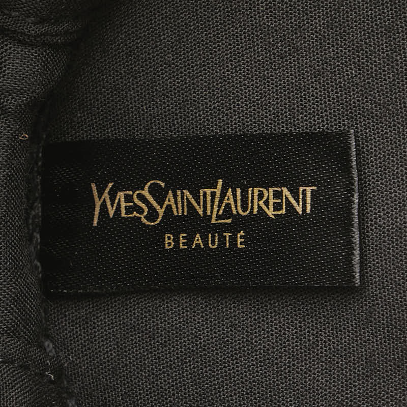 Yves Saint Laurent Polyester Circle Round Pouch in Very Good Condition