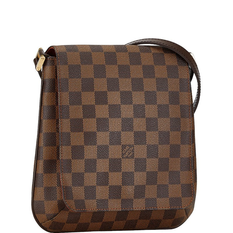 Louis Vuitton Damier Musette Salsa Long Shoulder Bag N51300 Brown PVC Leather