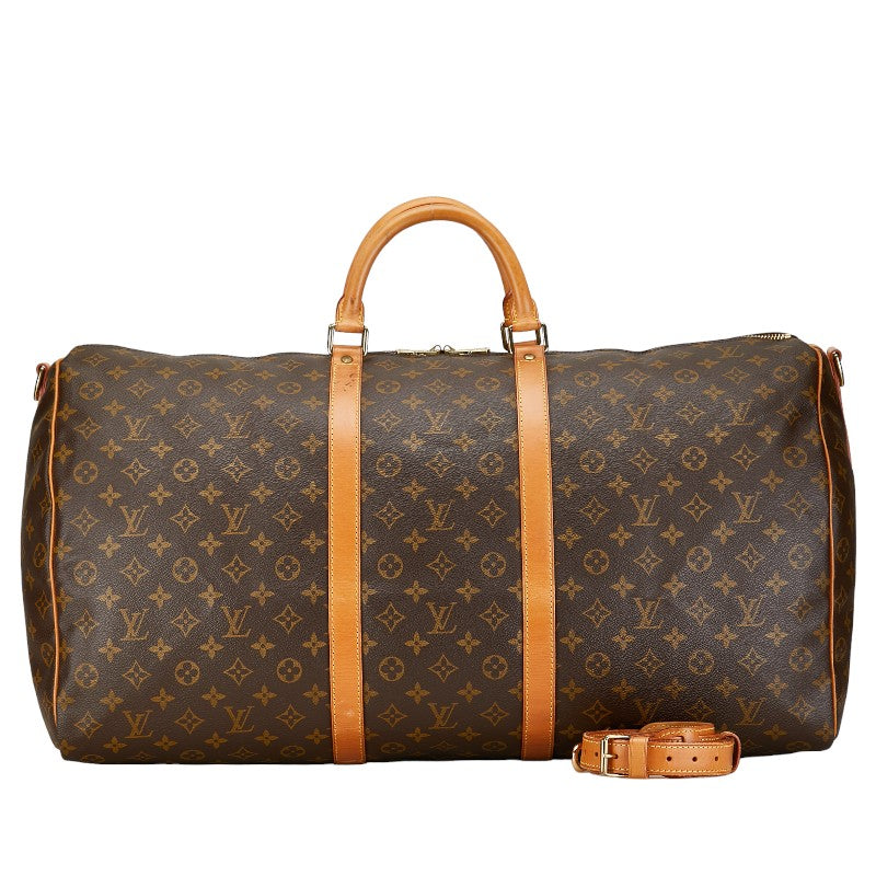 Louis Vuitton Monogram Keepall Bandouliere 60 Boston Bag M41412 in Very Good Condition