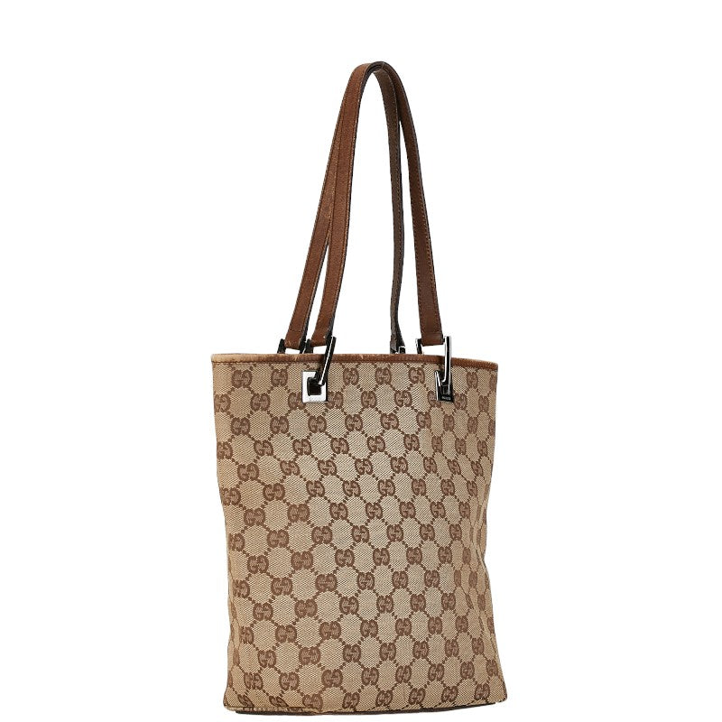 Gucci GG Canvas Leather Handbag Tote 31244