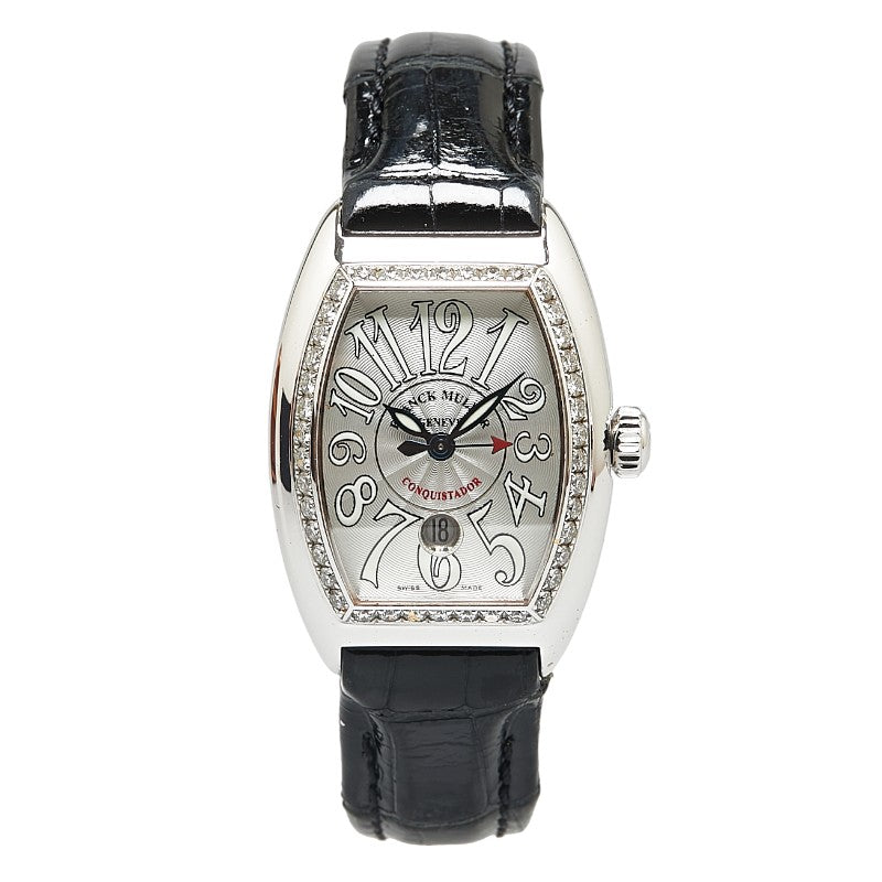 Franck Muller Conquistador Rhinestone Automatic Watch 8005LSCD1R in Very Good Condition