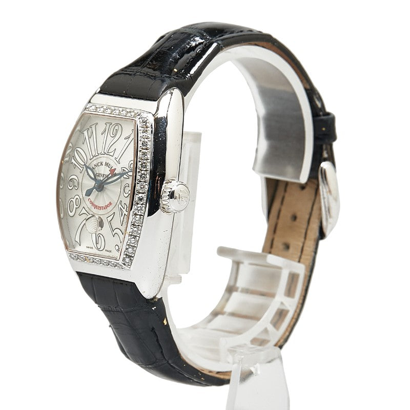 Franck Muller Conquistador Rhinestone Automatic Watch 8005LSCD1R in Very Good Condition