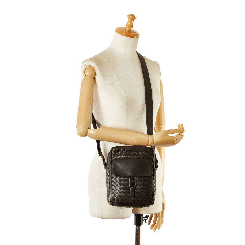 Bottega Veneta Intrecciato Leather Crossbody Shoulder Bag 113092