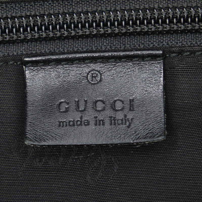 Gucci GG Imprime Shoulder Bag Black PVC Leather