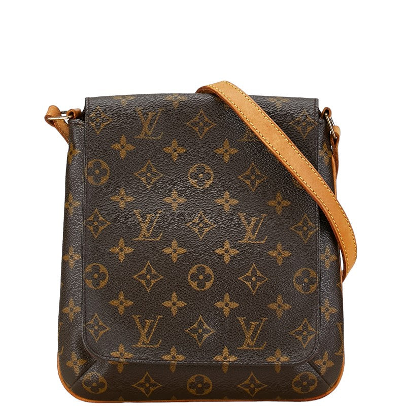 Louis Vuitton Monogram Musette Salsa Long Shoulder Bag M51387 Brown PVC Leather in Very Good Condition