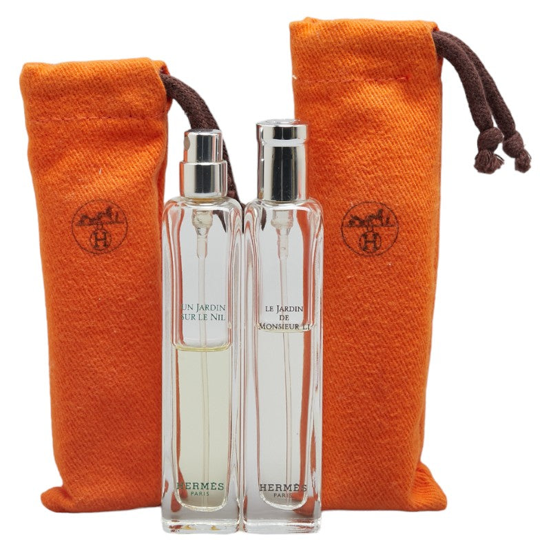 Hermes Twilly d'Hermès Eau de Parfum Set - 10ml x 2, Nile Garden 15ml, Li's Garden 15ml - Glass Perfume Collection in Very Good Condition