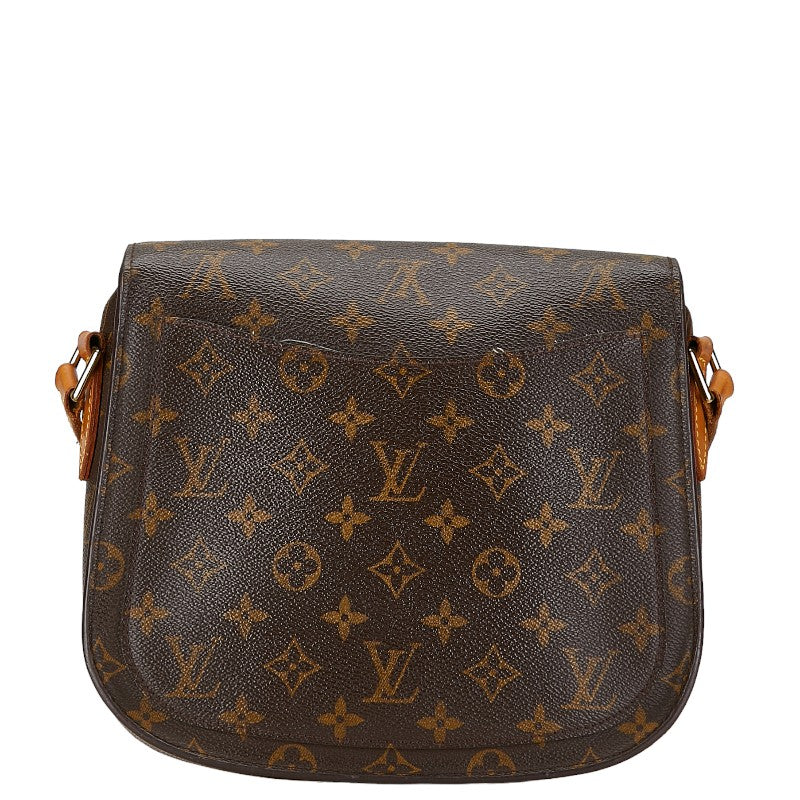 Louis Vuitton Monogram Saint Cloud GM Shoulder Bag M51242 Brown PVC Leather in Good Condition