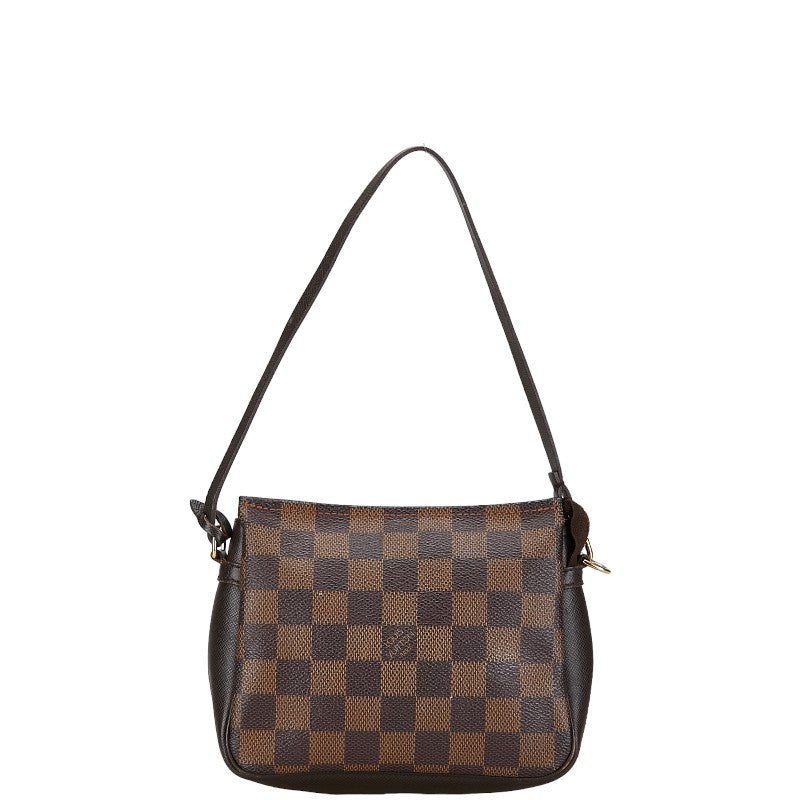 Louis Vuitton Damier Makeup Shoulder Bag N51982 Brown PVC Leather in Very Good Condition