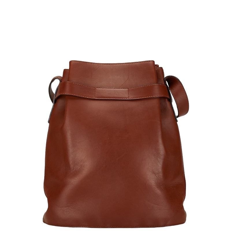 Salvatore Ferragamo Leather Gancini Crossbody Shoulder Bag