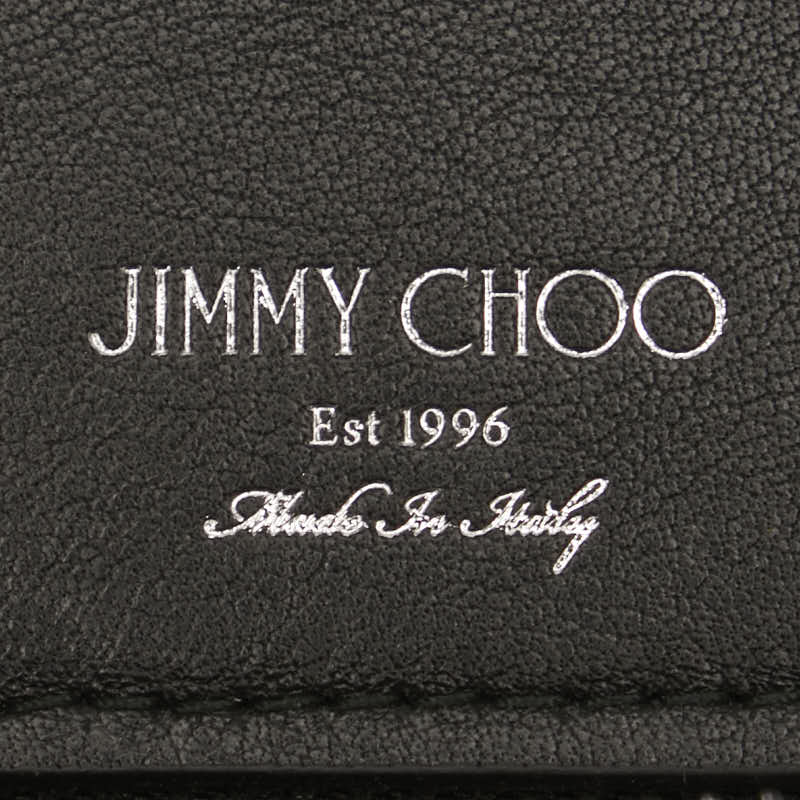 Jimmy Choo Star Leather Bifold Wallet Red