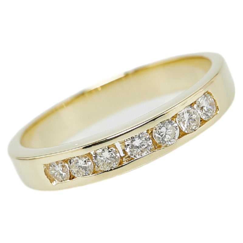 K18YG Yellow Gold Diamond Ring 12.5 in Great Condition