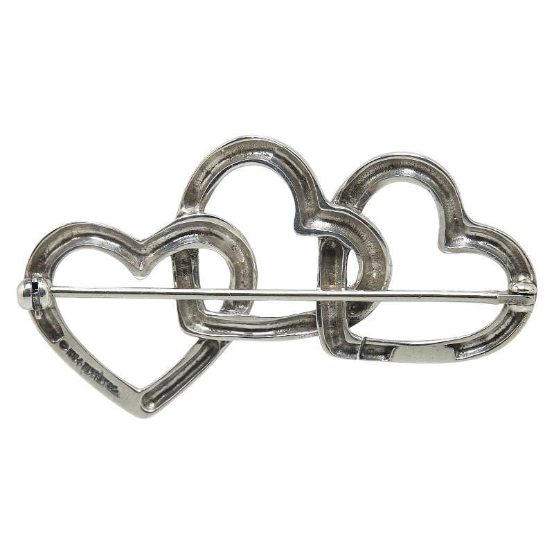 Tiffany & Co Heart Motif Metal Brooch