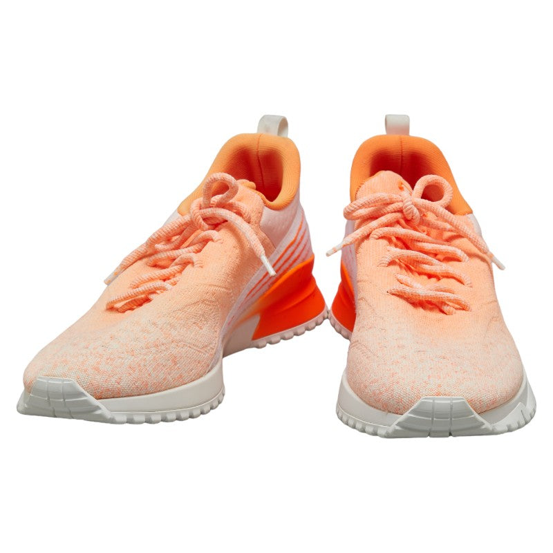 Louis Vuitton Logo Sneakers Orange White in Very Good Condition